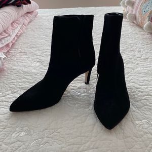 Sam Edelman black suede booties. Size 8.5- never worn.